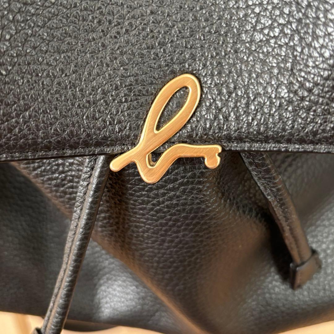【美品】Agnes b. アニエスベー レザー リュック 本革 レディース 黒