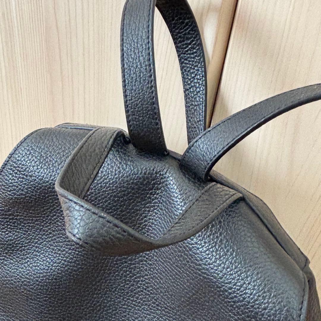 【美品】Agnes b. アニエスベー レザー リュック 本革 レディース 黒