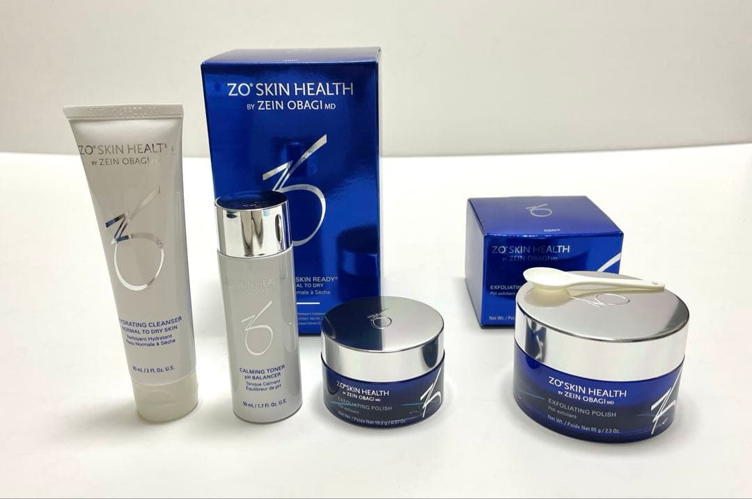 ゼオスキン 新品トライアルセット& ほぼ未使用エクスフォリエーティングポリッシュ