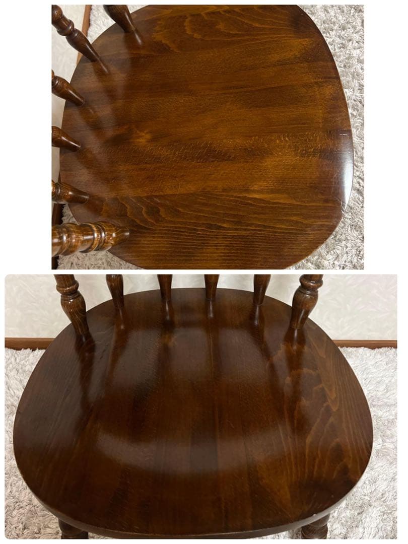 柏木工 ウィンザーチェア オールド ろくろ脚 vintage ヴィンテージ 2脚