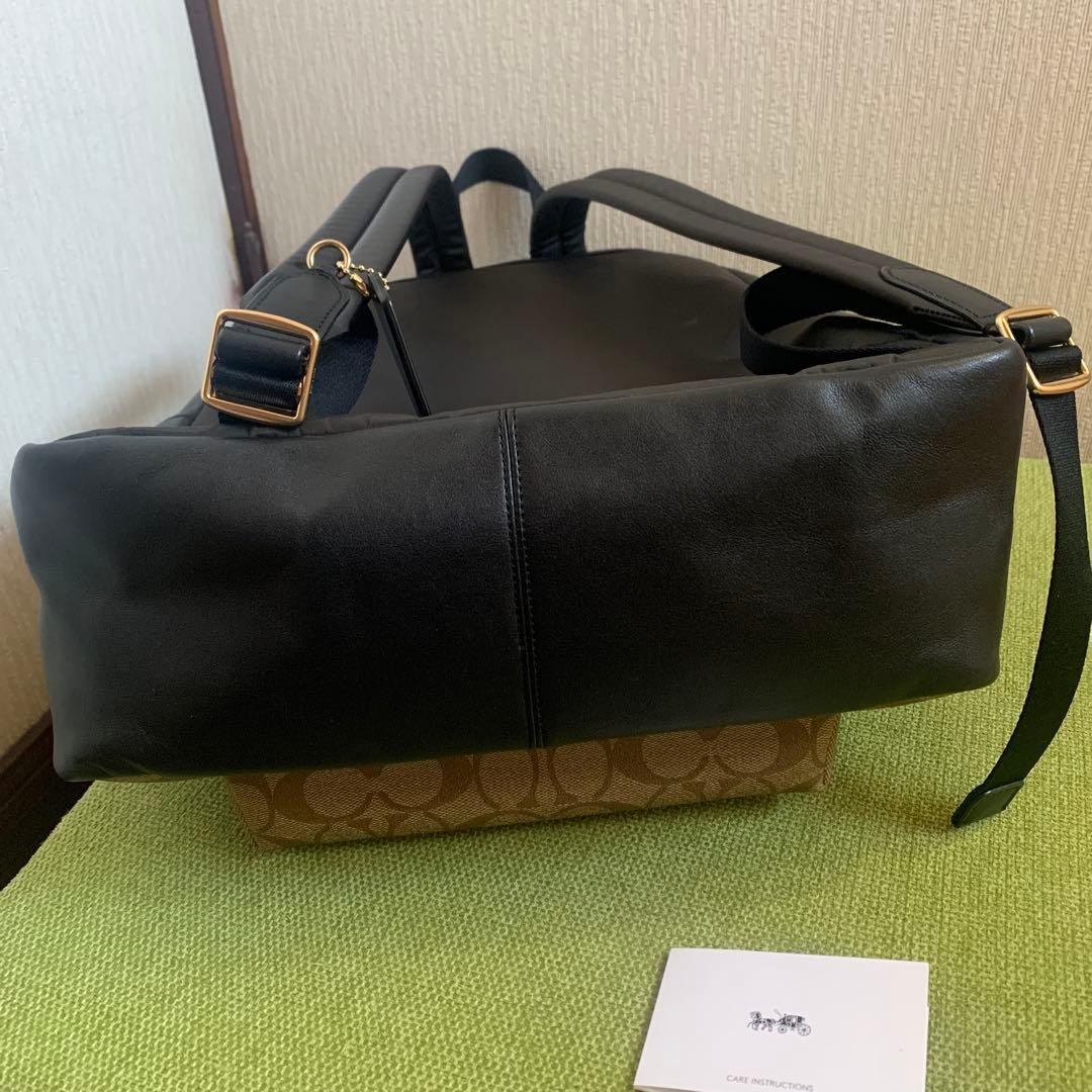 n__0304様 【COACH】リュック・バックパック ベージュ/ブラック