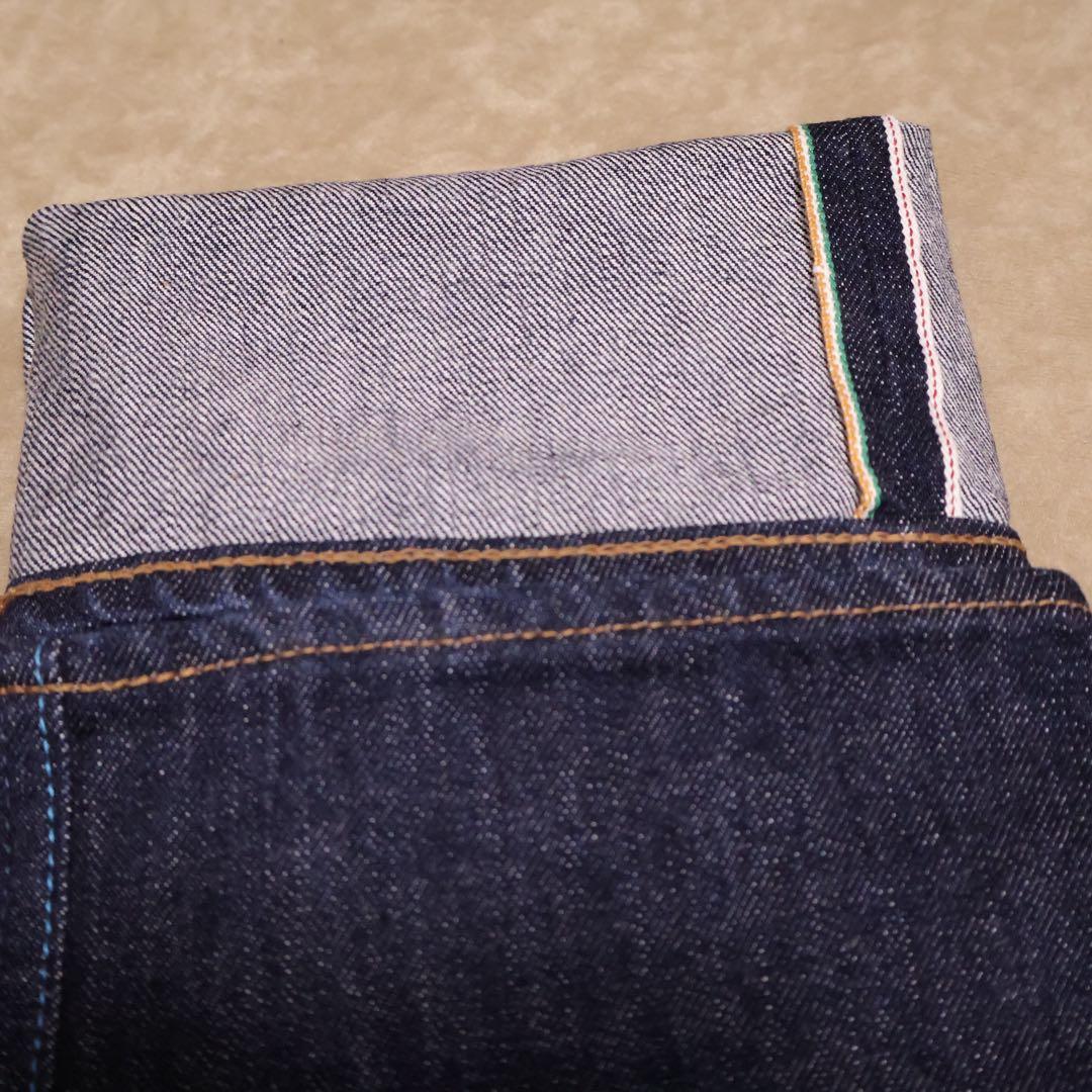 PREPスリムテーパードジーンズ コートジボワール綿セルヴィッチ w36