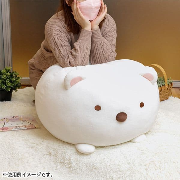 受注生産・完売品】特大 スーパーもーちもち大福クッション しろくま