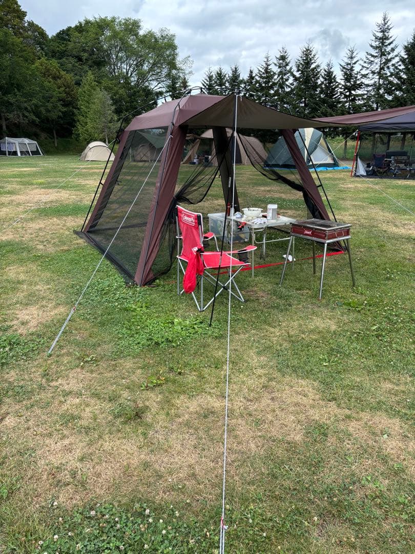 未使用に近い　美品　FIELDOOR スクリーンテント メッシュスクリーン