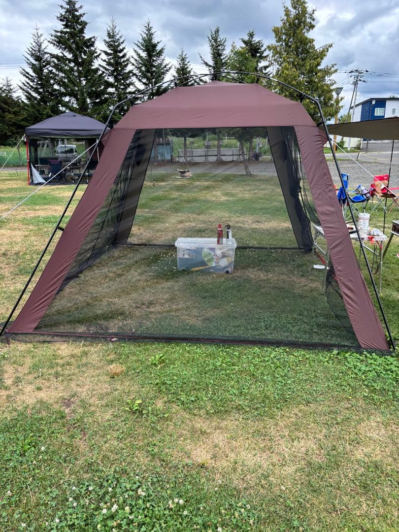 未使用に近い　美品　FIELDOOR スクリーンテント メッシュスクリーン