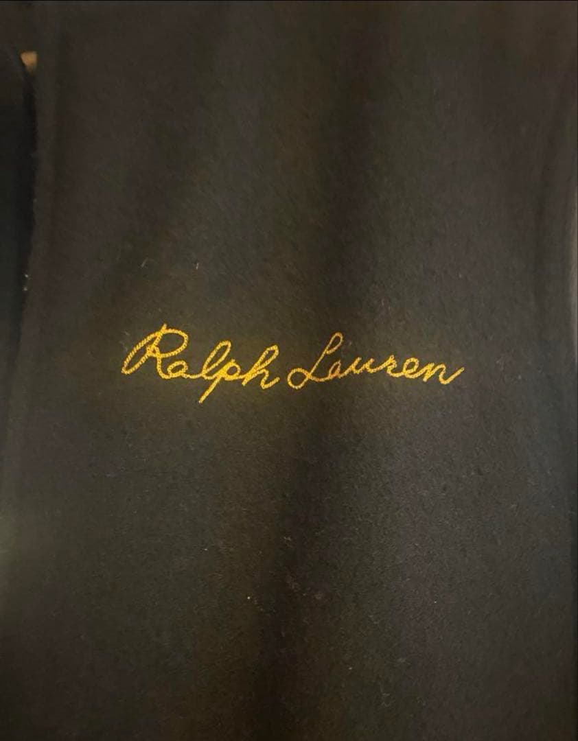 POLO SPORT 袖レザースタジャン L