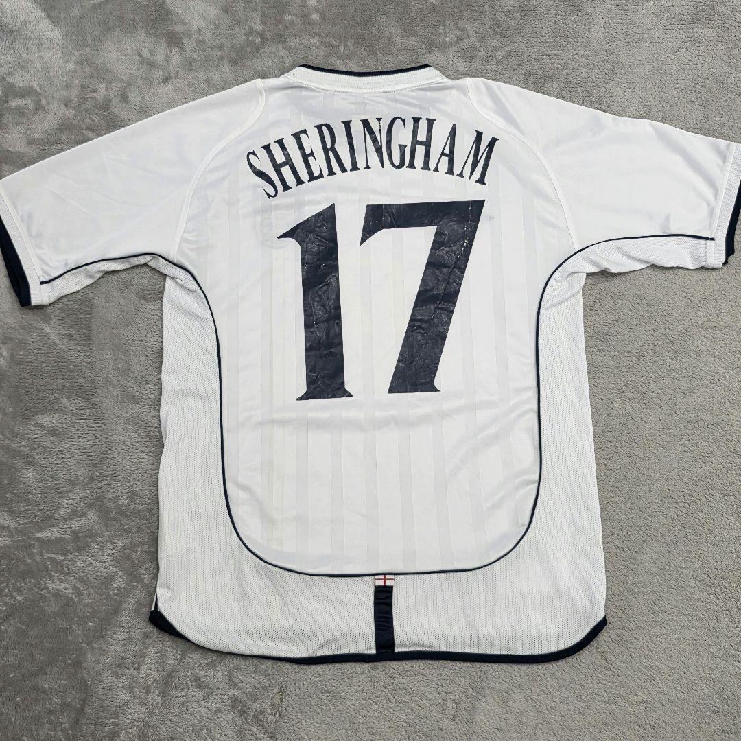 UMBRO　イングランド代表　17番　シェリンガム　ユニフォーム　M　白　ホーム