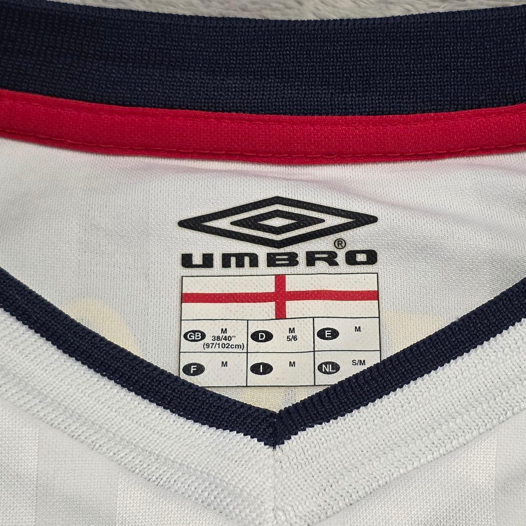 UMBRO　イングランド代表　17番　シェリンガム　ユニフォーム　M　白　ホーム