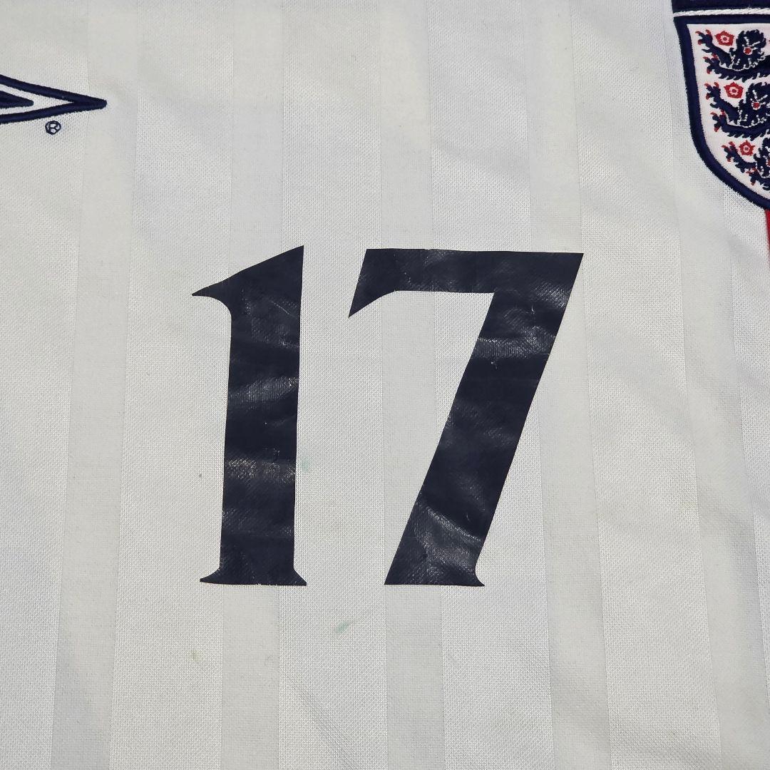 UMBRO　イングランド代表　17番　シェリンガム　ユニフォーム　M　白　ホーム