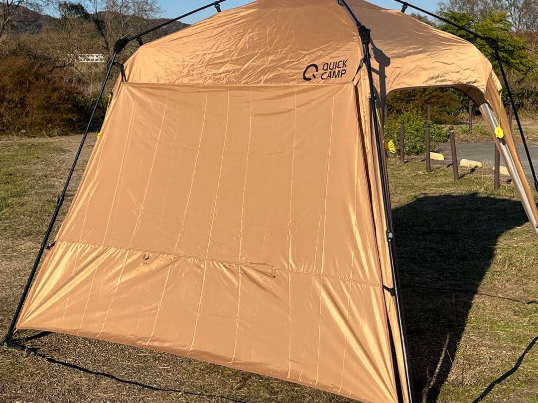 【くりもりさま専用】クイックキャンプ ワンタッチタープ 2.5m フラップ２枚付