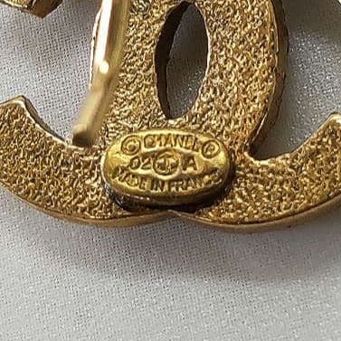 AMT15 シャネル 美品 ココマークピアス ラインストーン付き