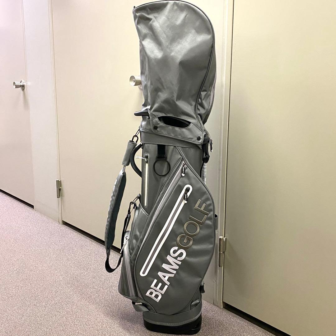 BEAMS GOLF スタンドキャディバッグ 4 グレー