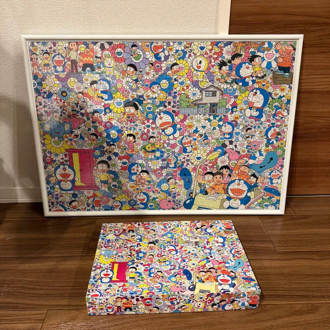 村上隆 ドラえもん展 額縁付き ジグソーパズル 1000ピース タカシ