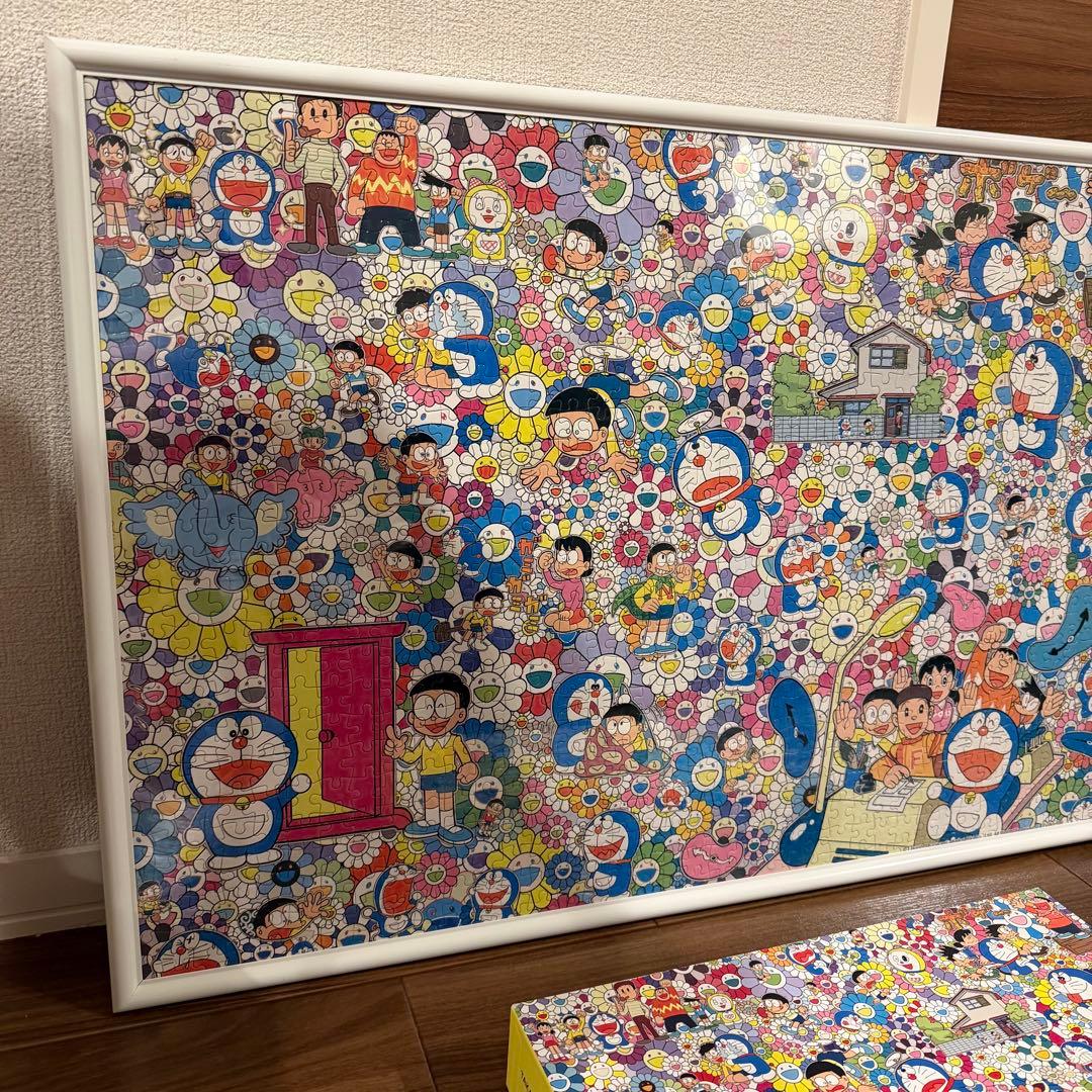 村上隆 ドラえもん展 額縁付き ジグソーパズル 1000ピース タカシ