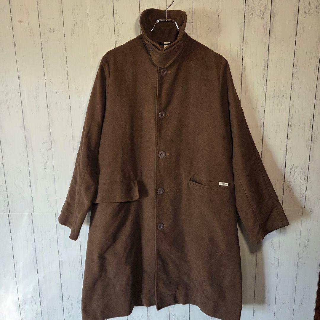ドイツ製 KEMPEL 神戸乱痴気別注品 モールスキン ステンカラーコート