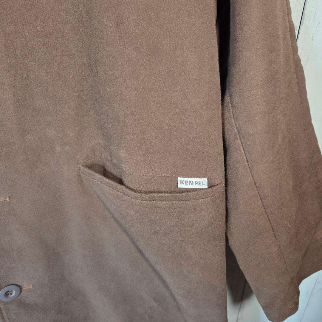 ドイツ製 KEMPEL 神戸乱痴気別注品 モールスキン ステンカラーコート