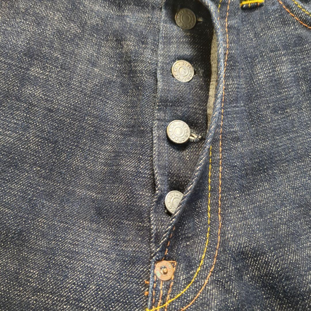 美品 レア✨EVISU✨W30 M】セルビッチ デニム ジーンズ 濃紺 刺繍