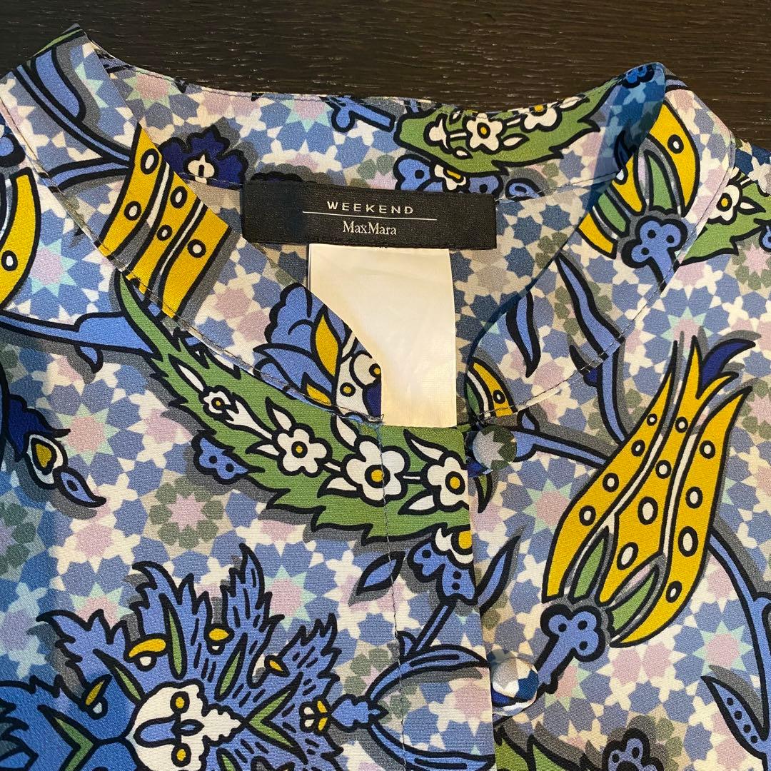 ウィークエンドマックスマーラ　シルク100% ワンピース