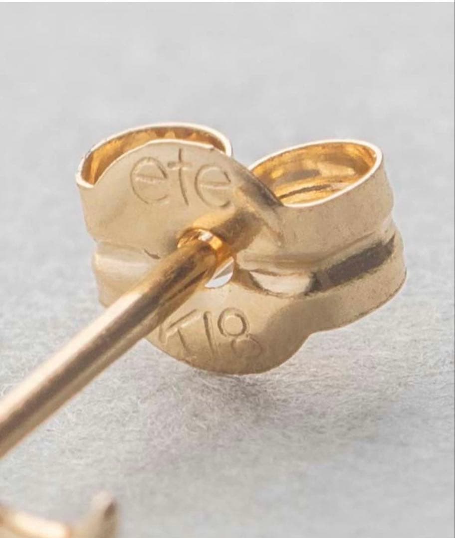 ete エテ ムーンスターピアス K18 K10 - メルカリ