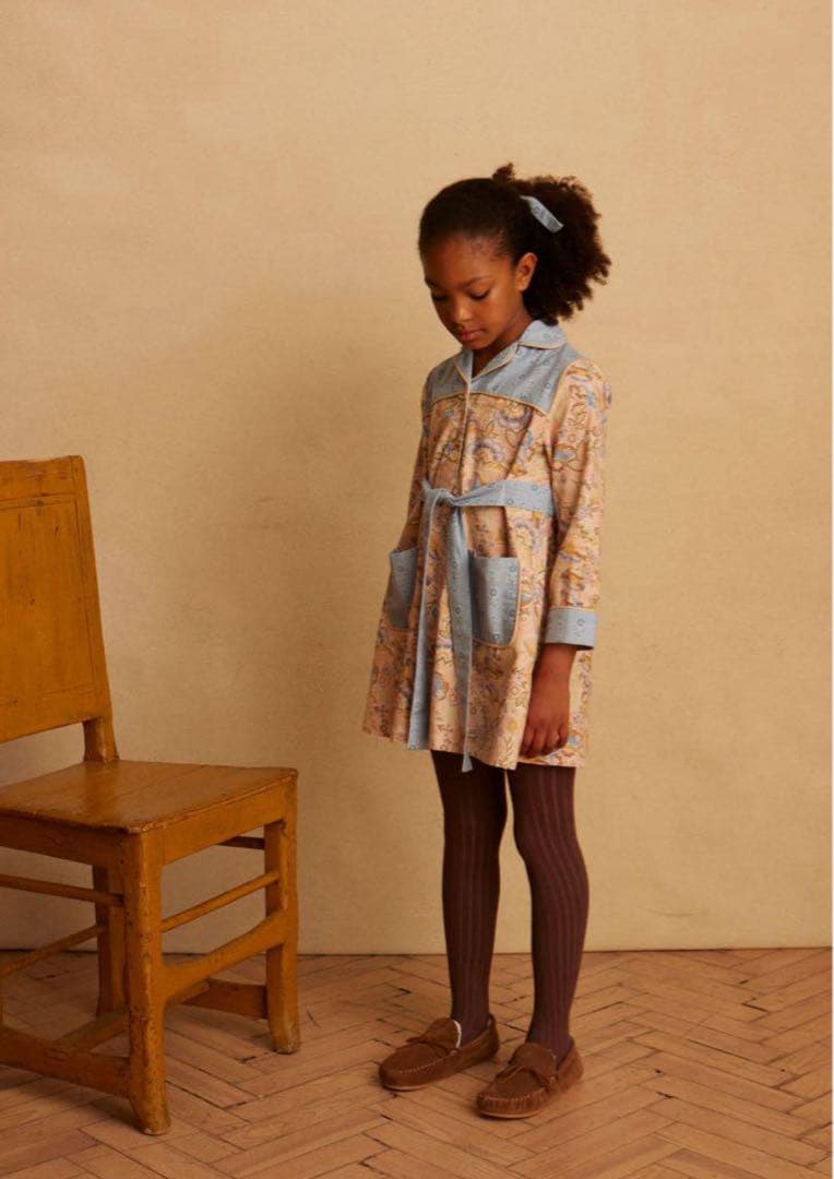 ワンピース 2024AW Apolina Elvi Shirtdress 5-7y