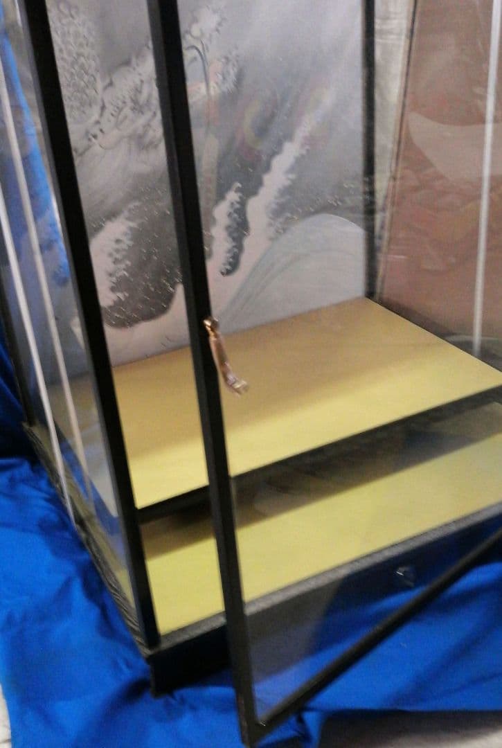 鎧や兜飾り用　ガラスケース