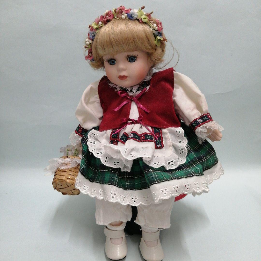 ドイツ製 陶器人形 ビスクドール ポーセリン人形 オルゴール - メルカリ