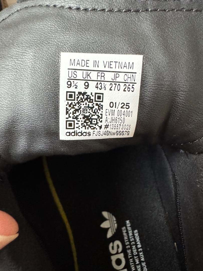 アディダス ゴルフシューズ サンバ 27.0cm 1回使用美品 SAMBA