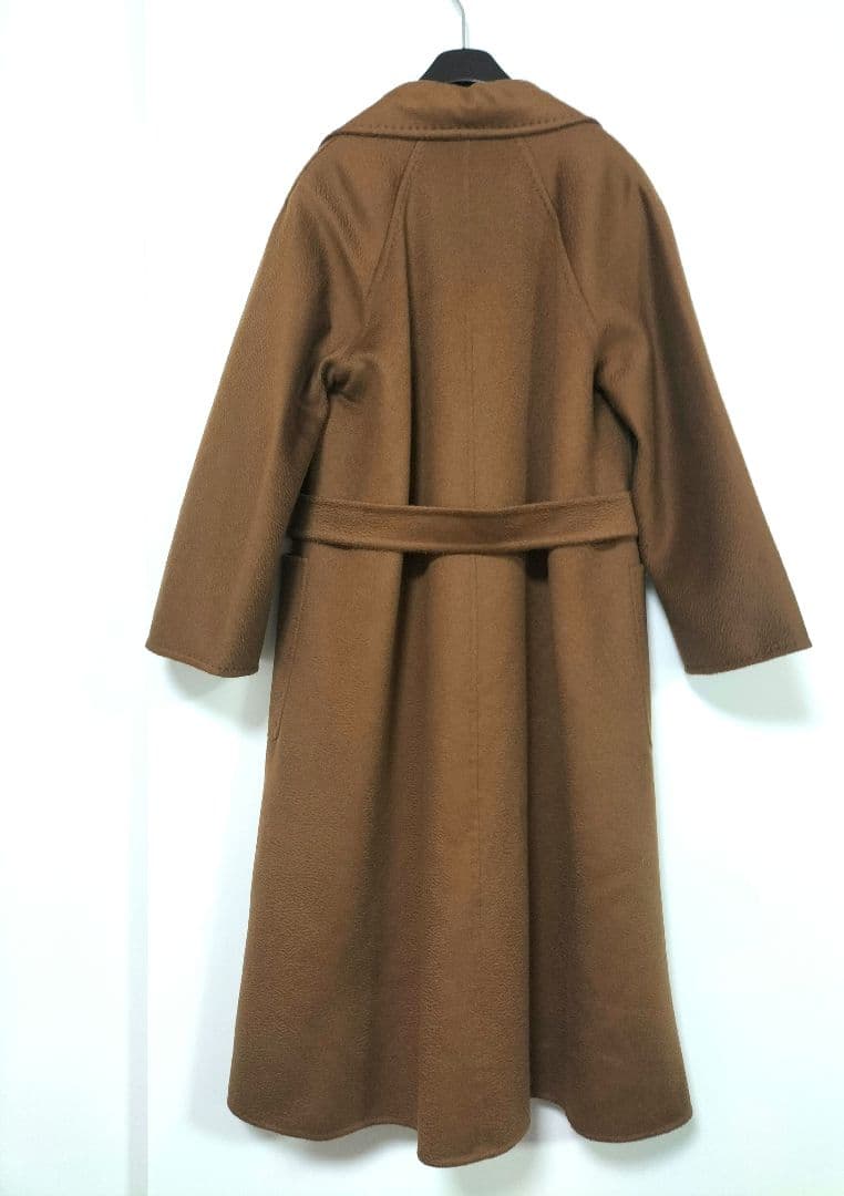 超美品 MaxMaraカシミヤコート リュドミラ キャメル34 ＆セーブル