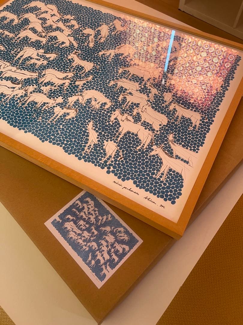 ミナペルホネン　oasisポスター　2021年