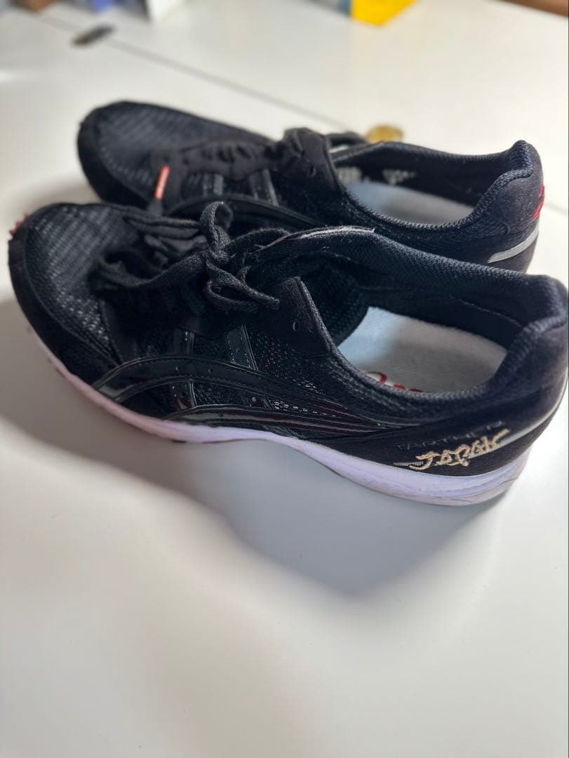 アシックスTARTHERJAPAN BLACK 2E 27.5cm ¥19800