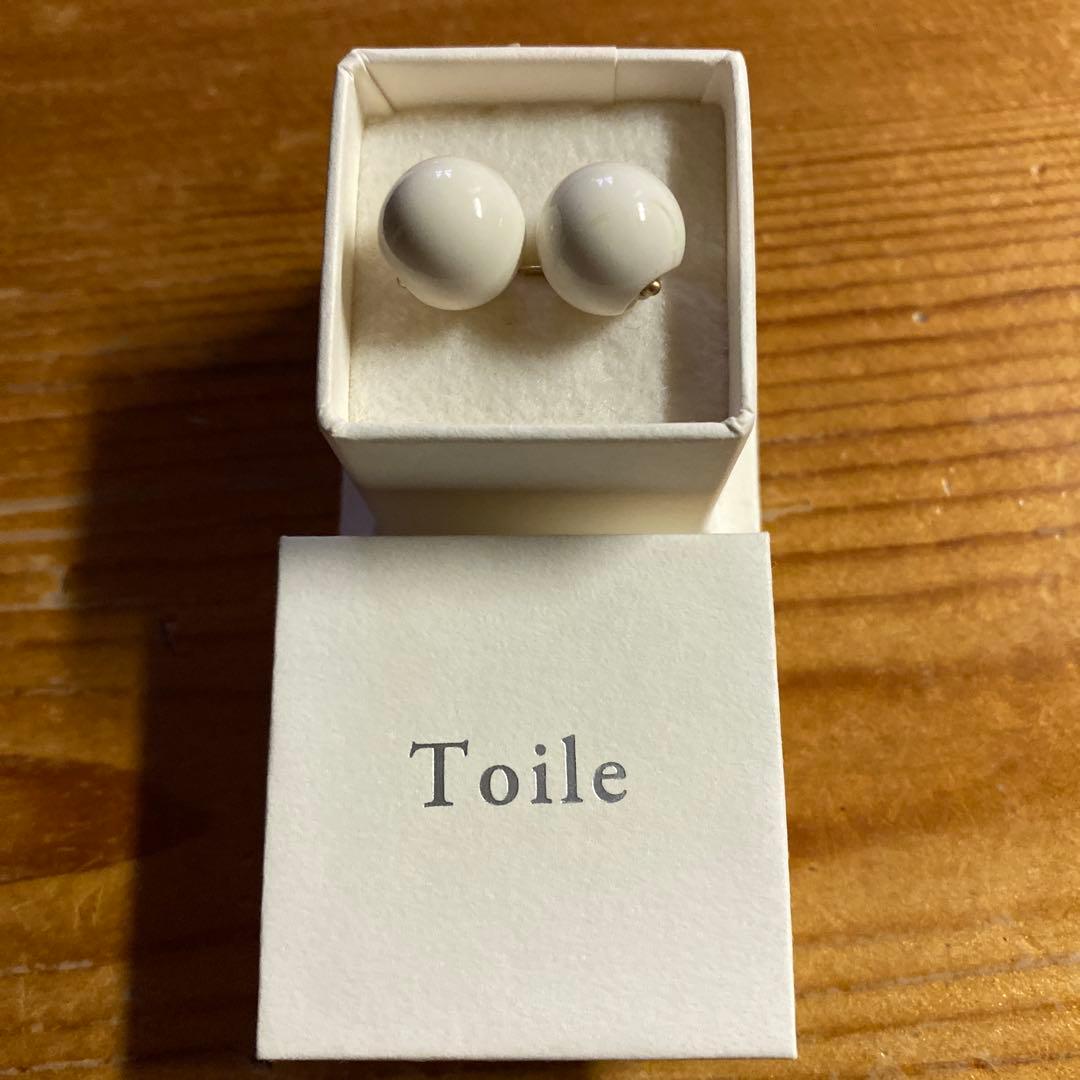 【TOILE】デッドストックビーズフックピアス
