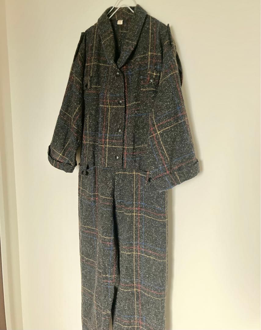 値下げ）フランス製　80年代　オールインワン　ヴィンテージ