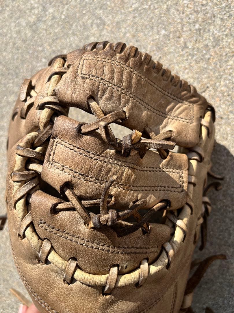 野球　ファーストミット　SSK 少年軟式用　軟式　　右投げ用　キャメル