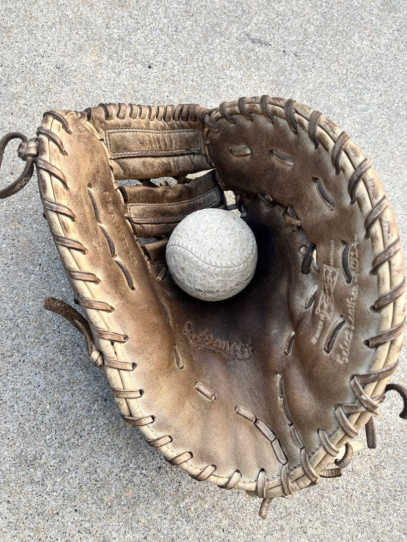 野球　ファーストミット　SSK 少年軟式用　軟式　　右投げ用　キャメル