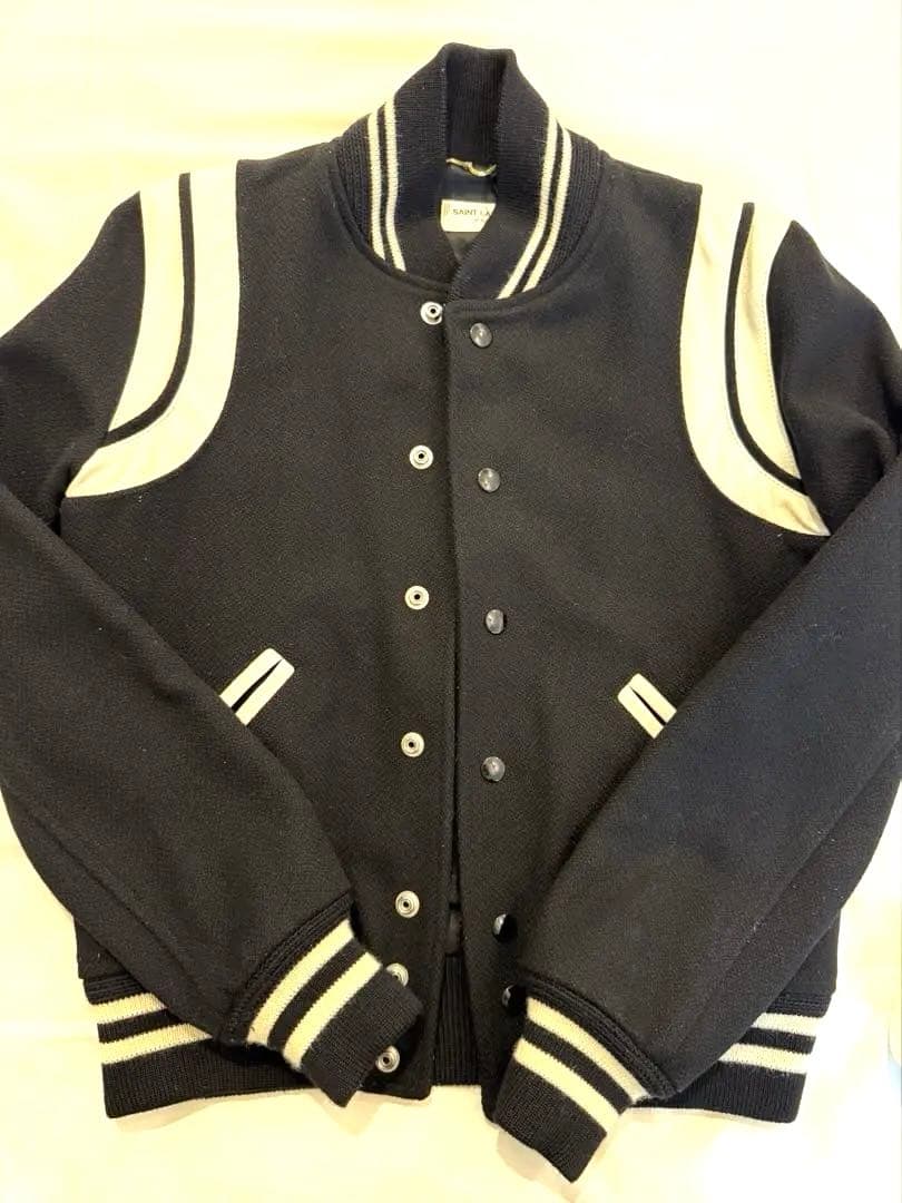 美品！サンローラン テディジャケットレディースサイズ36ブラック