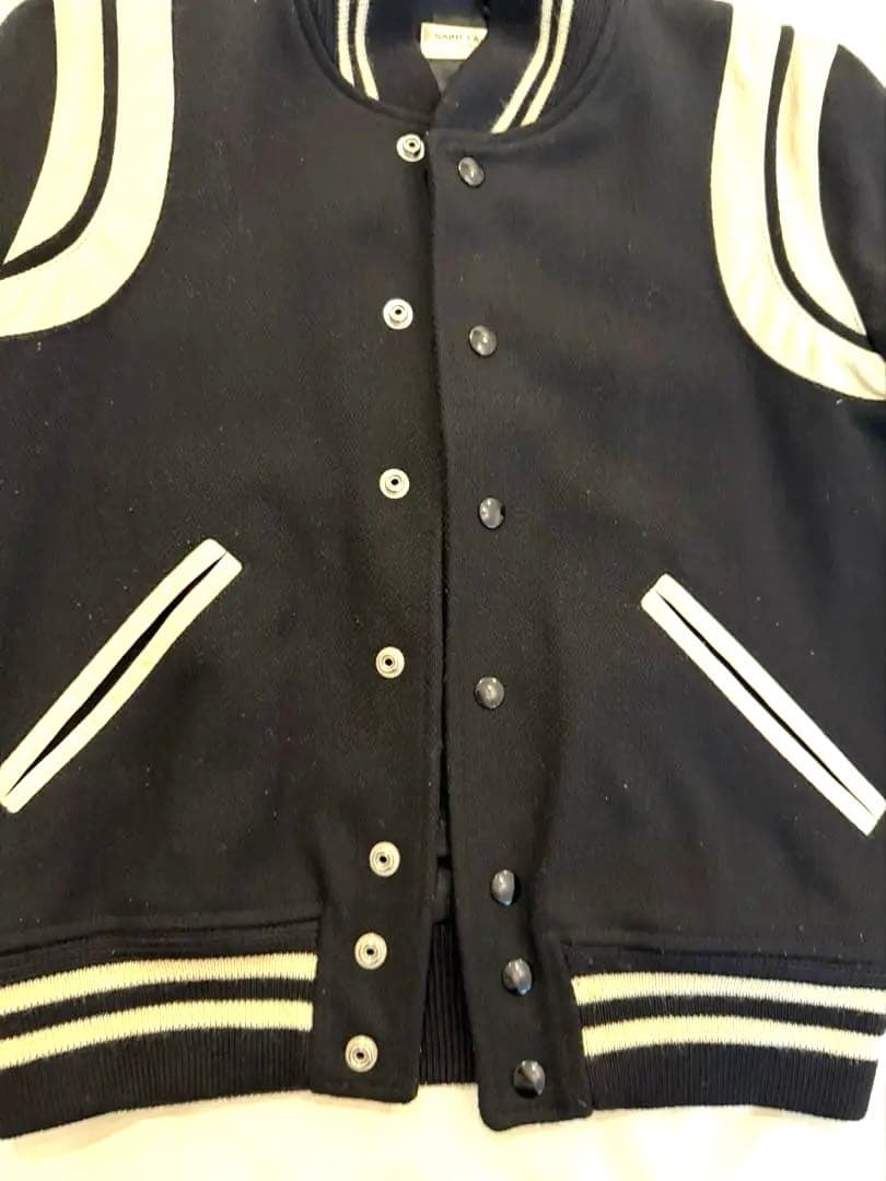 美品！サンローラン テディジャケットレディースサイズ36ブラック