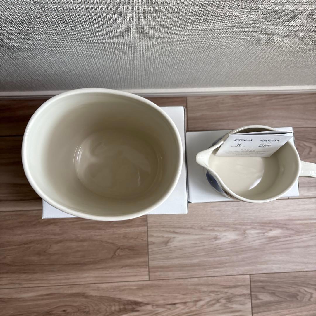 ARABIA フルーツパターン 花瓶とピッチャーセット