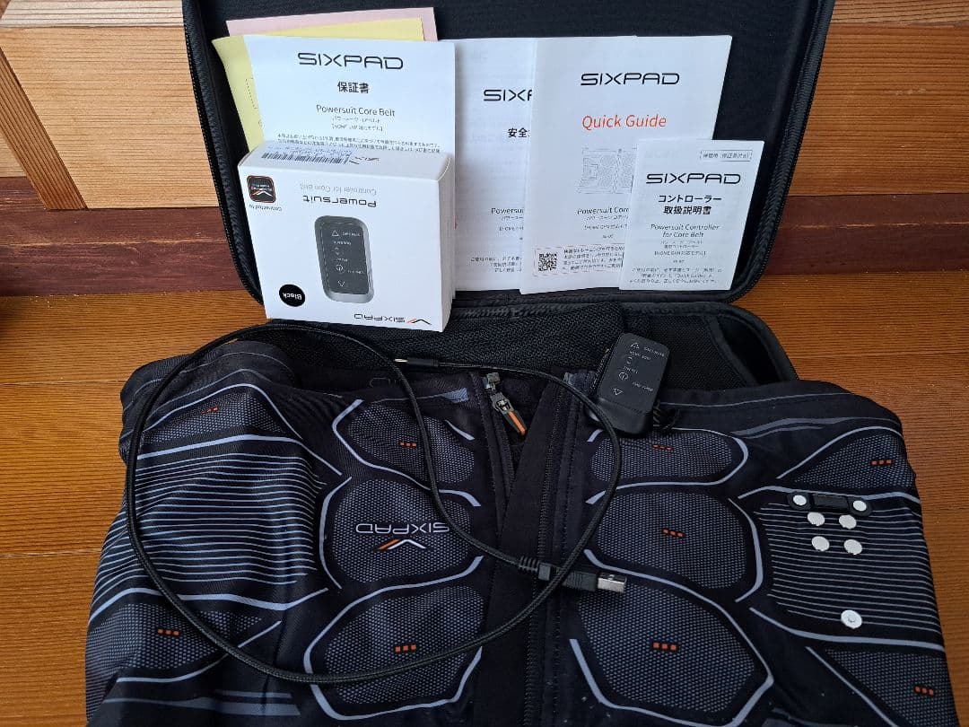 SIXPAD　パワースーツコアベルト　Lサイズ　 GYM 対応　ブラック