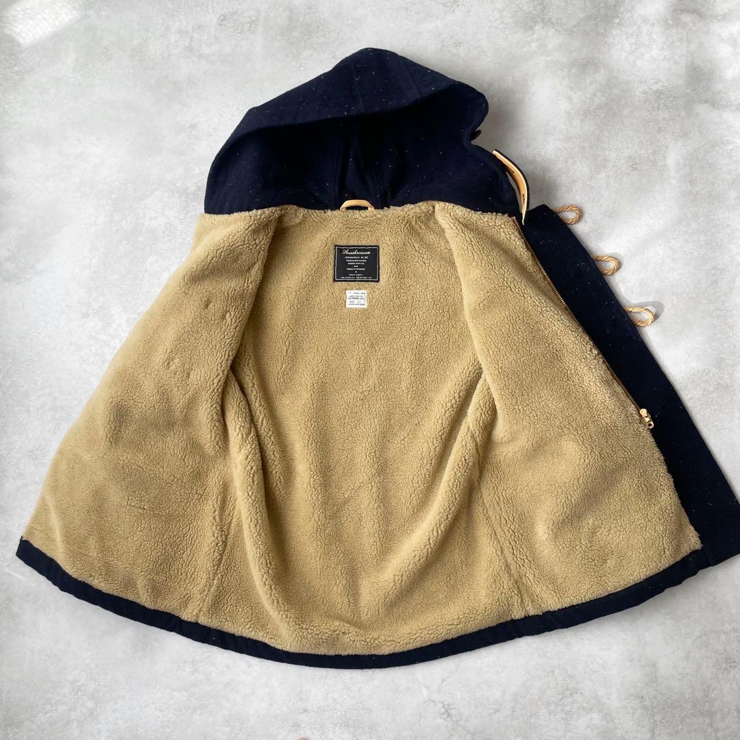 Anachronorm ダッフルコート メルトン ボーダー ウール 00