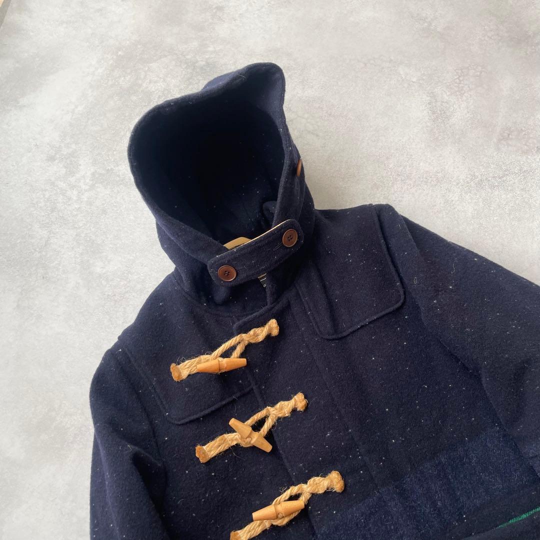 Anachronorm ダッフルコート メルトン ボーダー ウール 00