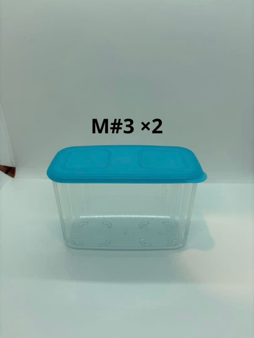 【新品未使用】タッパーウェア クリアメイト ブルーカラースペシャルセット