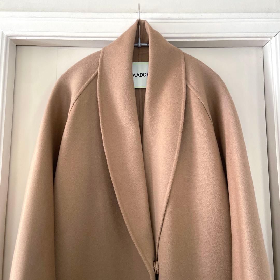 美品‼︎ AVAADORE ショールカラーコートキャメル イエナ エストネーション