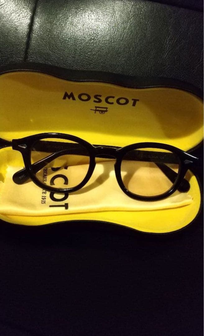 MOSCOT トムレッシュ46 ブラック サングラス ケース付き