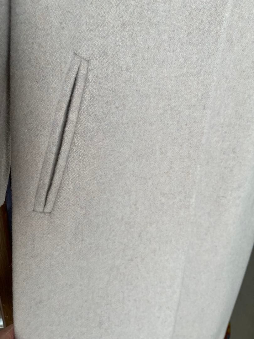 ナチュラルビューティーベーシック vコート ノーカラーコート ライトコート