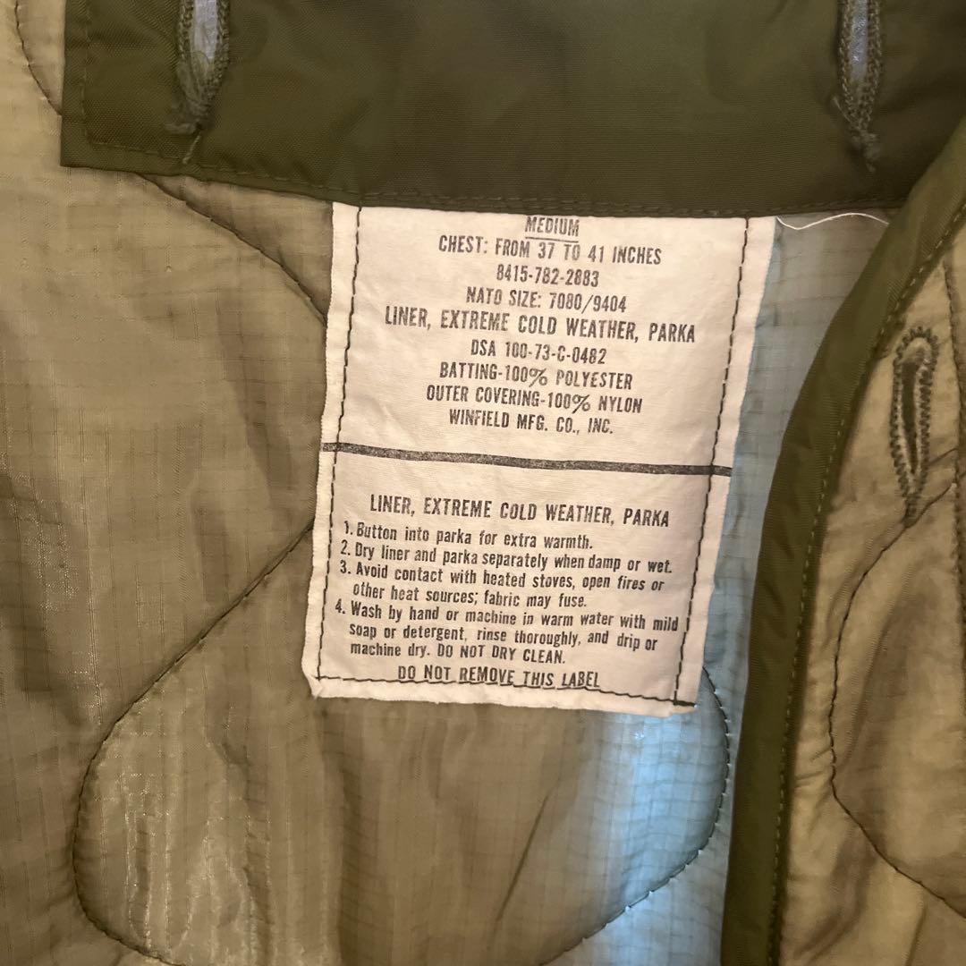 m65 フィッシュテールパーカー デッドストック 実物 フルセット