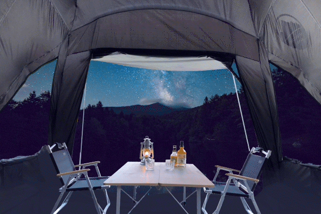 車中泊! 車に連結できるテント(カーレックス）アウトドアで快適な