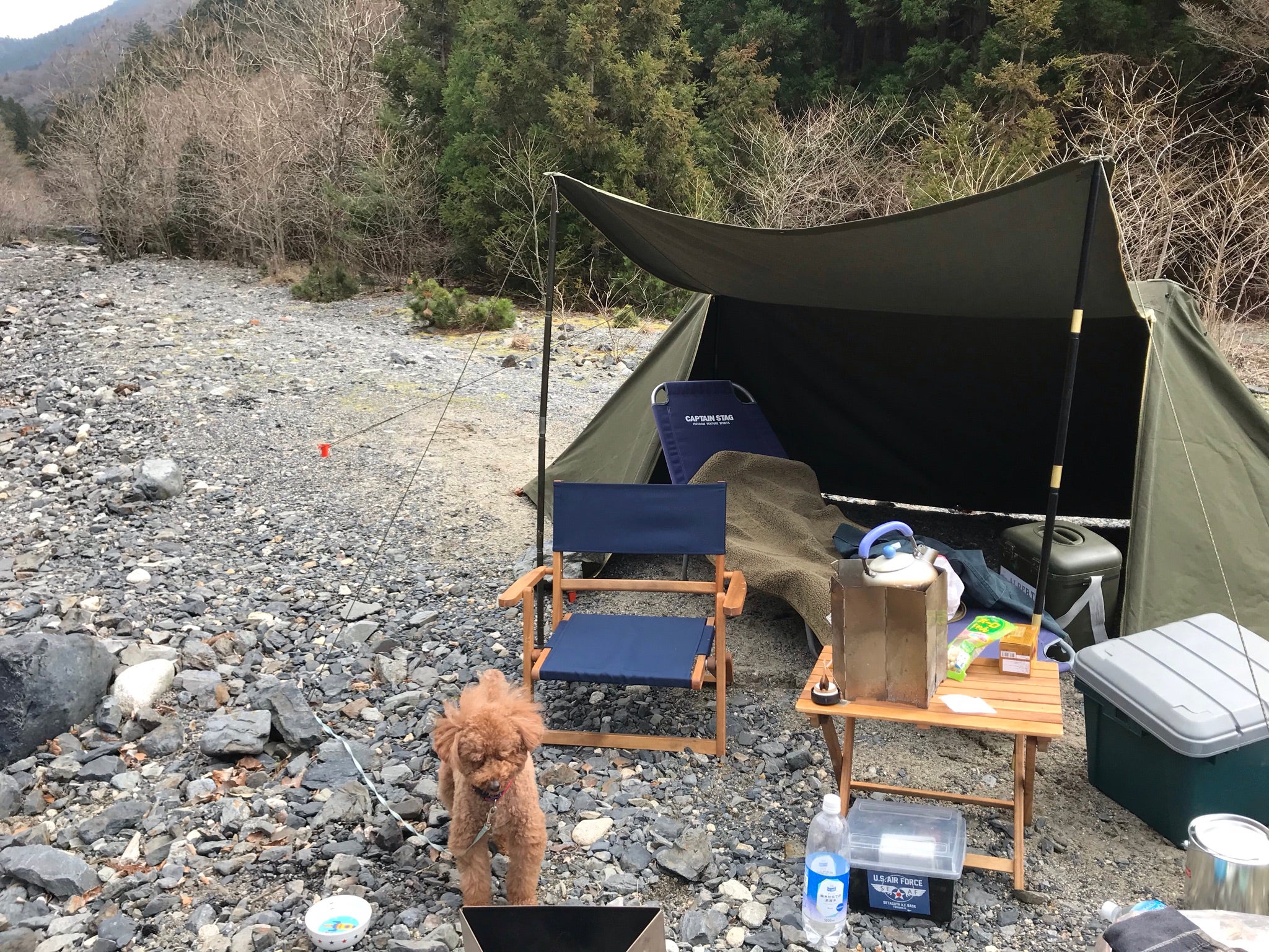 難燃素材を使って生産終了した米軍パップテントを作りました