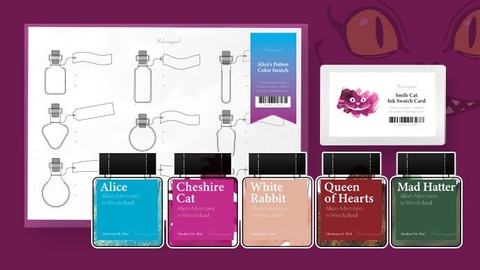 不思議の国のアリス」の世界が楽しめる！キャラクターをモチーフにした