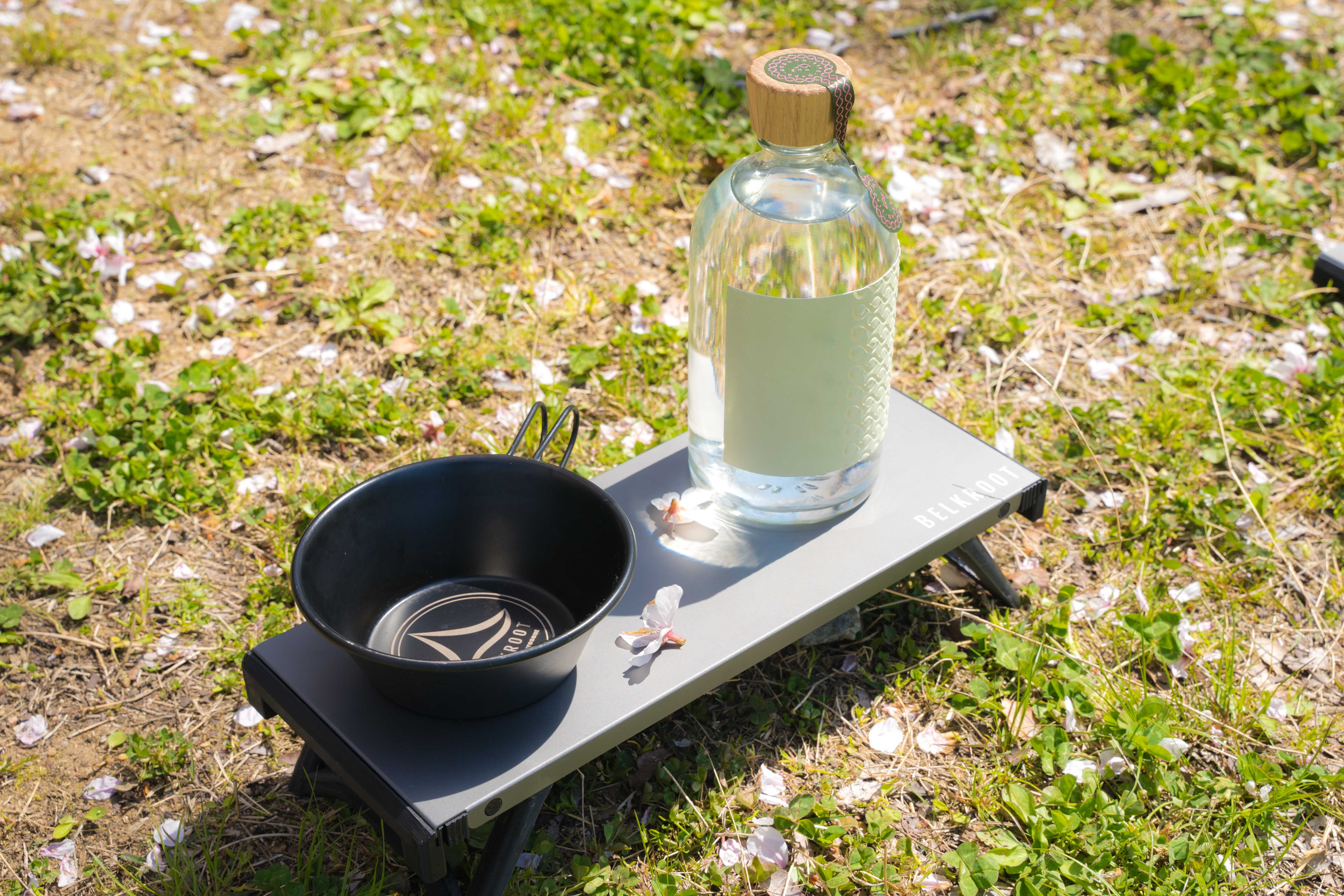 新発想！！高さ調節ができる超軽量ソロテーブル 登山やキャンプに