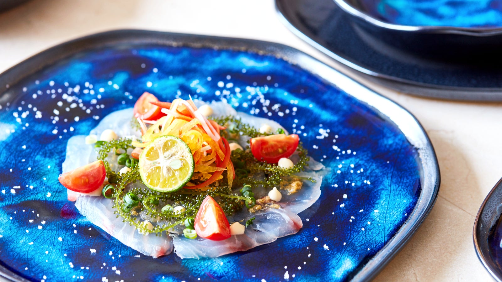 元気の源『食』を支える器。伝統美の油滴天目と海の景色、石垣ブルーが